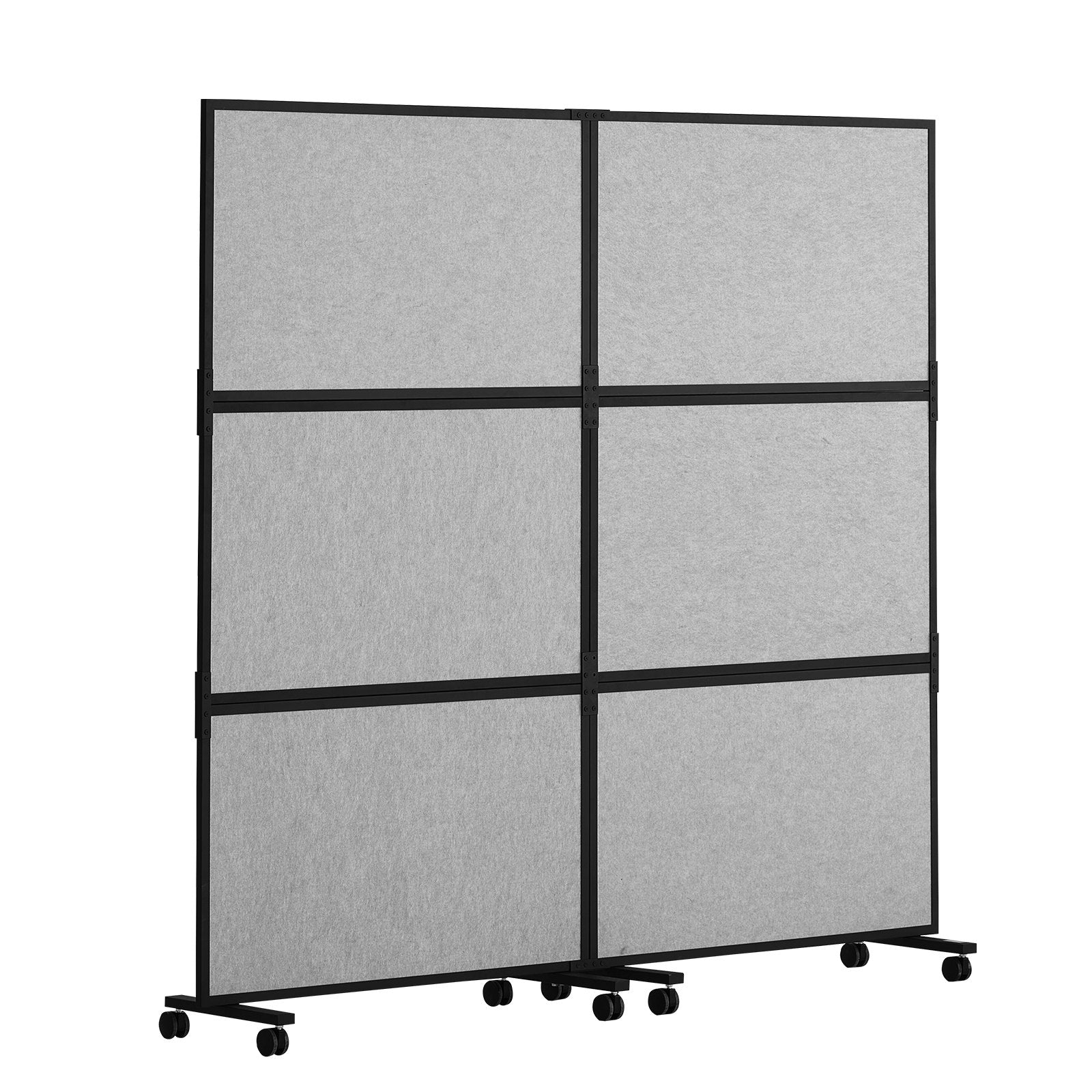 Acoustic Room Divider Partition Panel Privacy Screen 2 Pack Light Gray V952-LDSGYPF7266I63D57V0