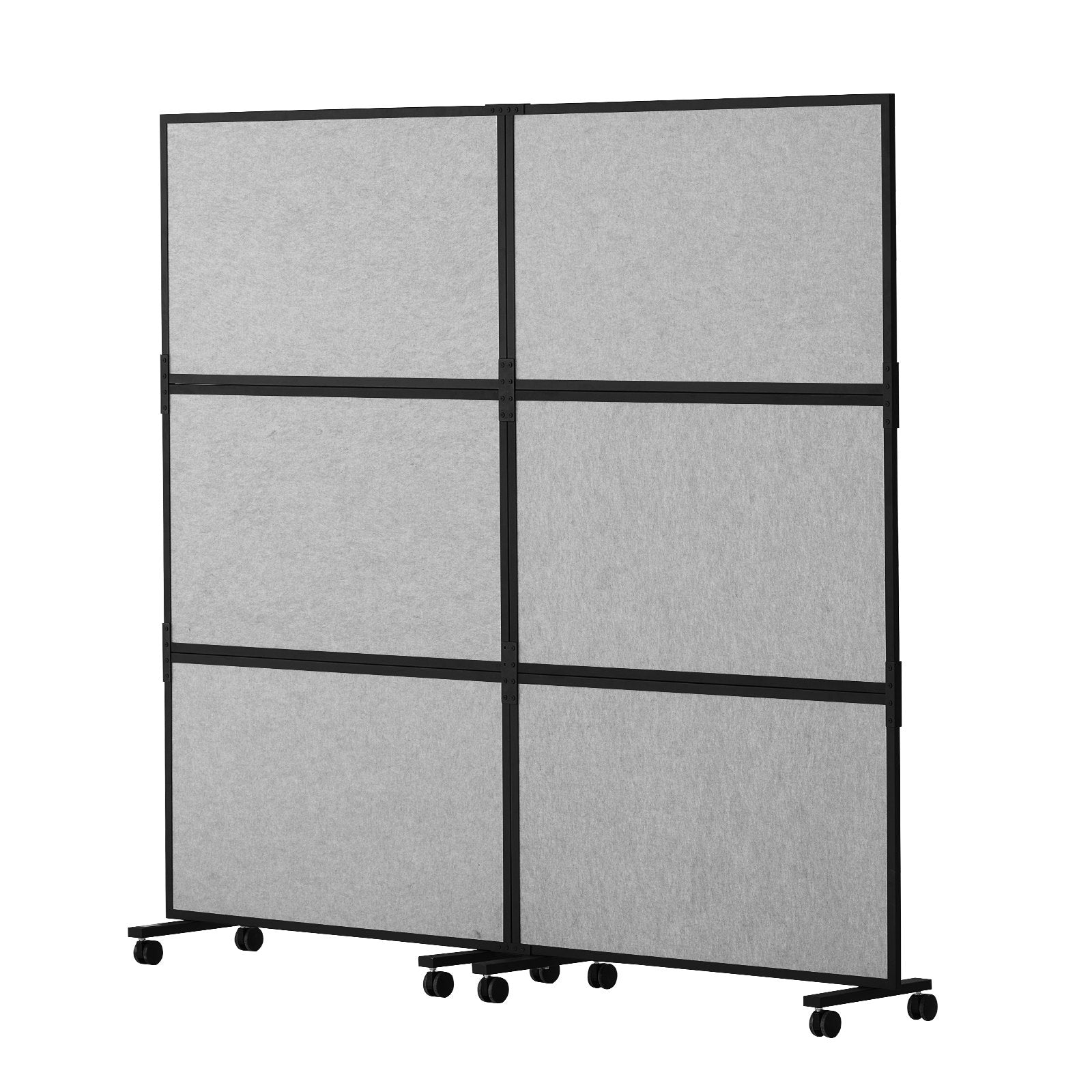 Acoustic Room Divider Partition Panel Privacy Screen 2 Pack Light Gray V952-LDSGYPF7266I63D57V0