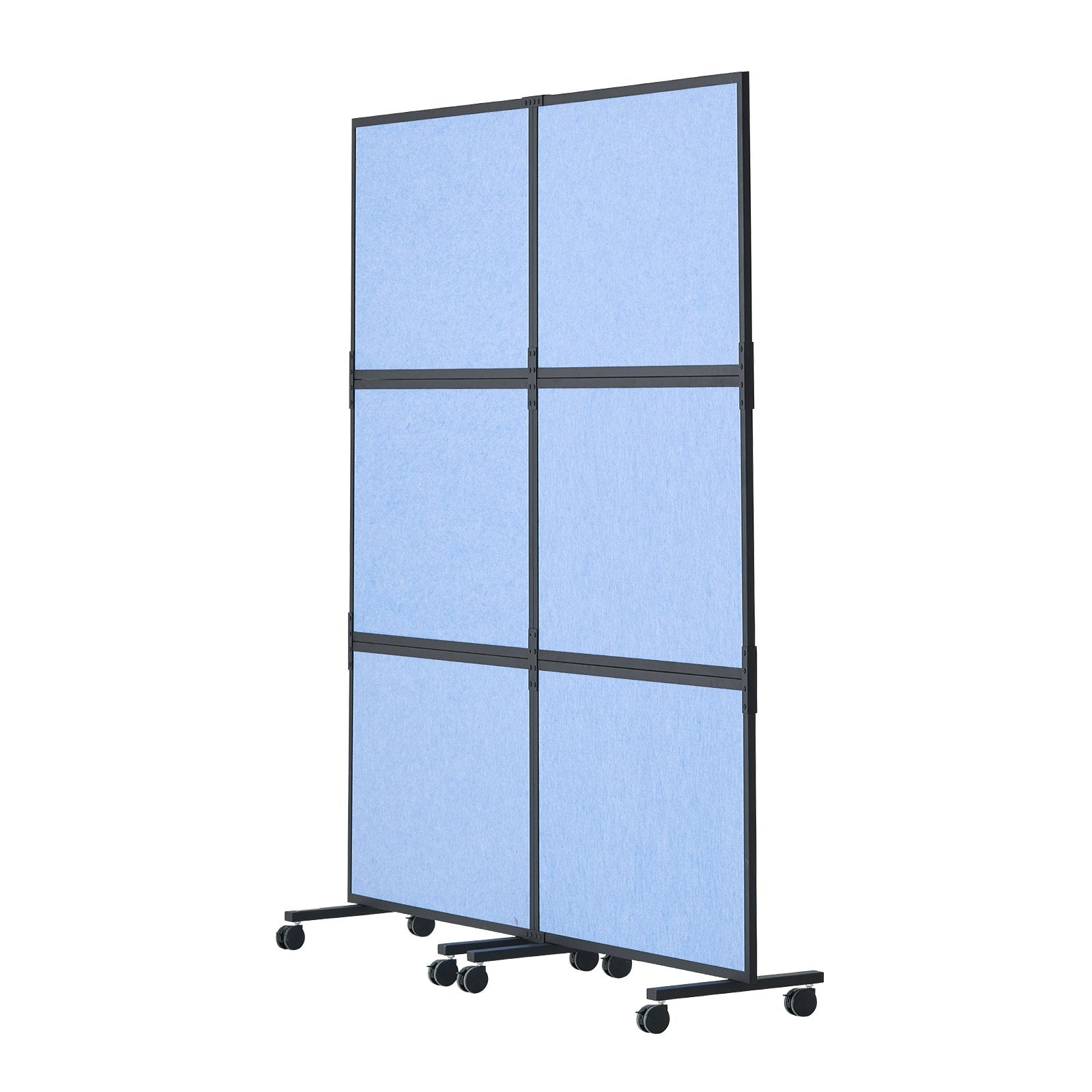 Acoustic Room Divider Partition Panel Privacy Screen 2 Pack Indigo Blue V952-LDSGYPF7266IDIWPSV0