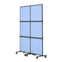 Acoustic Room Divider Partition Panel Privacy Screen 2 Pack Indigo Blue V952-LDSGYPF7266IDIWPSV0