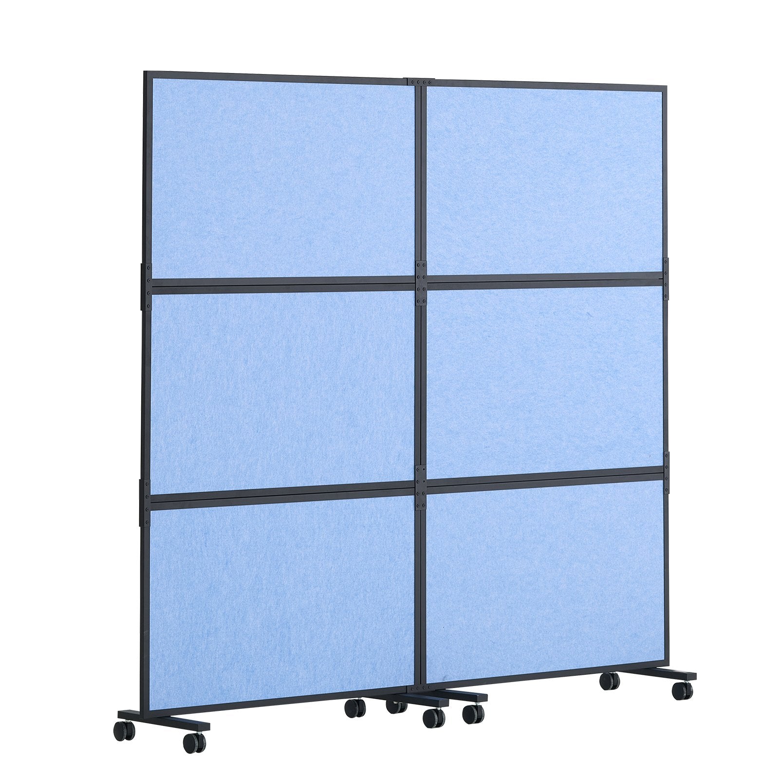 Acoustic Room Divider Partition Panel Privacy Screen 2 Pack Indigo Blue V952-LDSGYPF7266IDIWPSV0