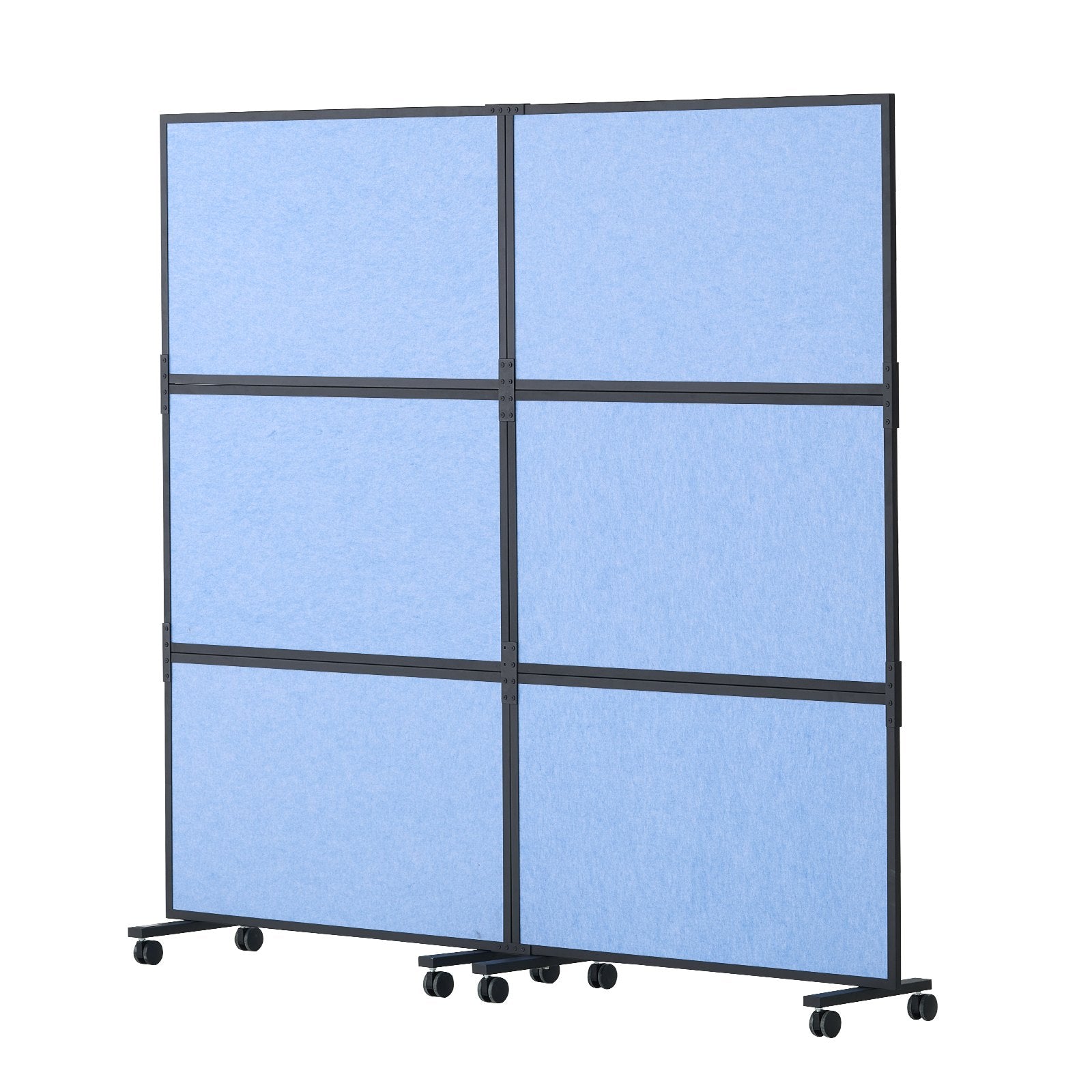 Acoustic Room Divider Partition Panel Privacy Screen 2 Pack Indigo Blue V952-LDSGYPF7266IDIWPSV0