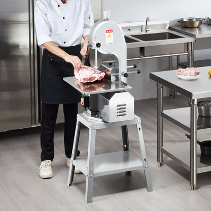 1800W Commercial Electric Meat Bandsaw Stainless Steel Bone Sawing Machine V952-LDSJRJ2200WLXQZ6AV3