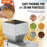 Particle Filling Machine, 10-1000g, Automatic Filler Machine with Foot Pedal, Stainless Steel Weighing V952-LDSKLFZJBZD15EGL0V3