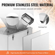 Particle Filling Machine, 10-1000g, Automatic Filler Machine with Foot Pedal, Stainless Steel Weighing V952-LDSKLFZJBZD15EGL0V3
