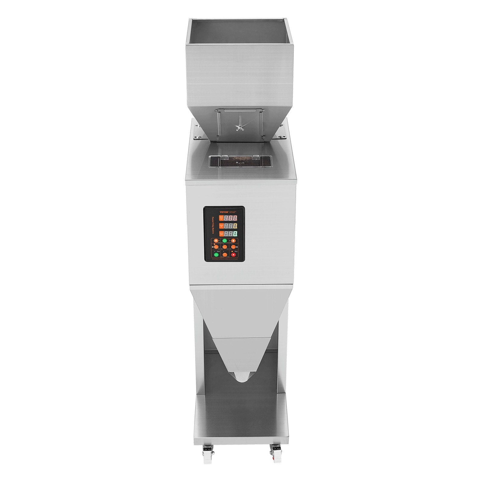 Particle Filling Machine, 10-1000g, Automatic Filler Machine with Foot Pedal, Stainless Steel Weighing V952-LDSKLFZJBZD15EGL0V3