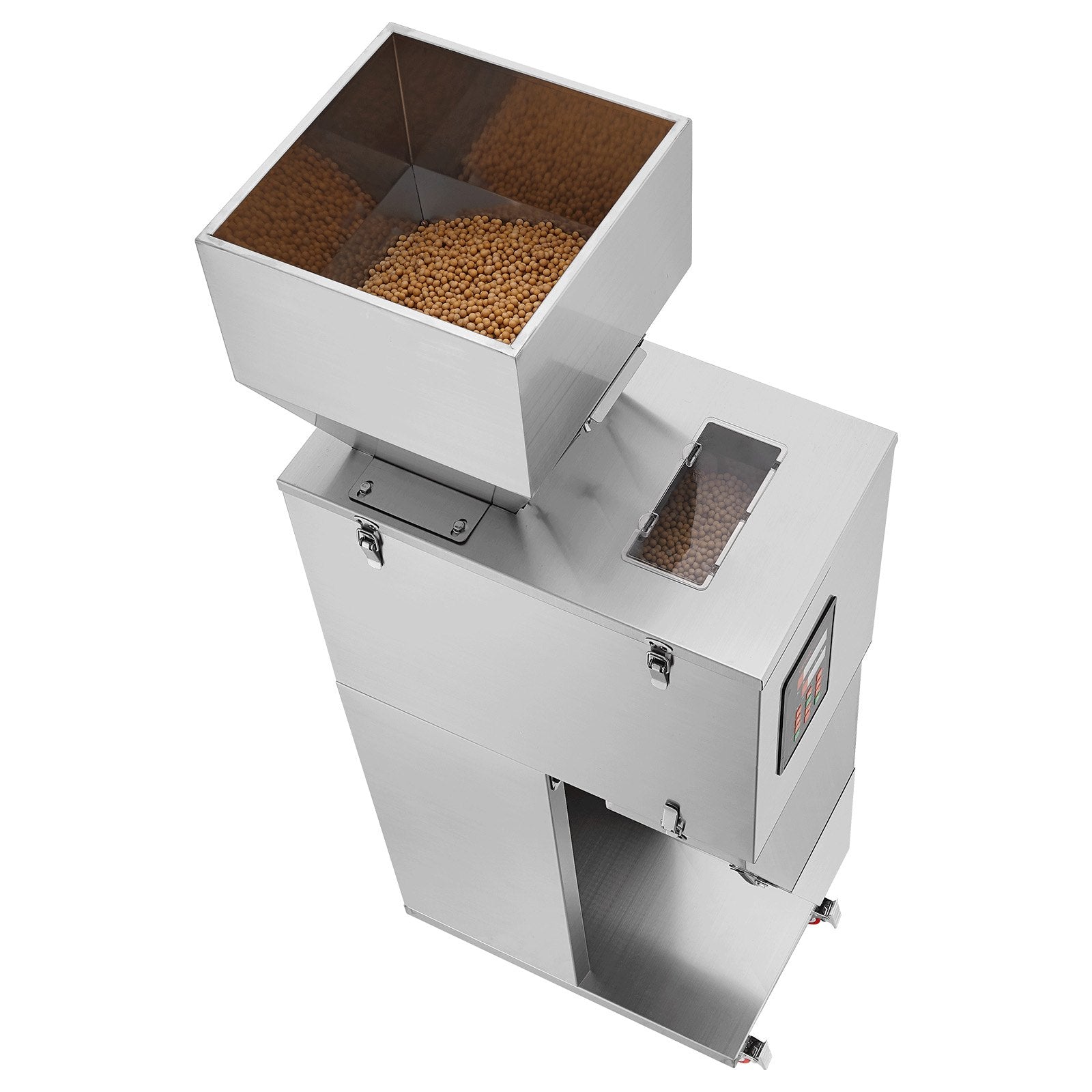 Particle Filling Machine, 10-1000g, Automatic Filler Machine with Foot Pedal, Stainless Steel Weighing V952-LDSKLFZJBZD15EGL0V3