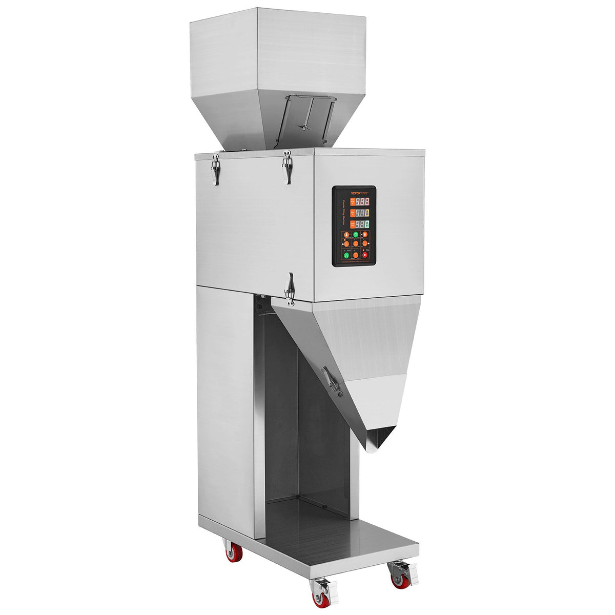Particle Filling Machine, 10-1000g, Automatic Filler Machine with Foot Pedal, Stainless Steel Weighing V952-LDSKLFZJBZD15EGL0V3