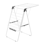 2-Tier Foldable Clothes Drying Rack with Sock Clips & 21 Drying Rods White V952-LDSLYJAX5059Q3FK5001V0