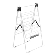 2-Tier Foldable Clothes Drying Rack with Sock Clips & 21 Drying Rods White V952-LDSLYJAX5059Q3FK5001V0