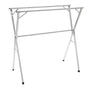2-Tier Telescopic Clothes Drying Rack w/ 30 Windproof Holes & 2 Shoe Hooks V952-LDSLYJXX1413RO4HO001V0