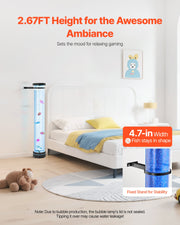 Bubble Tube Lamp 16 Color 80 cm Sensory Aquarium Lamp for Relief Calming V952-LDSQPDLS32YCAW2BD001V9