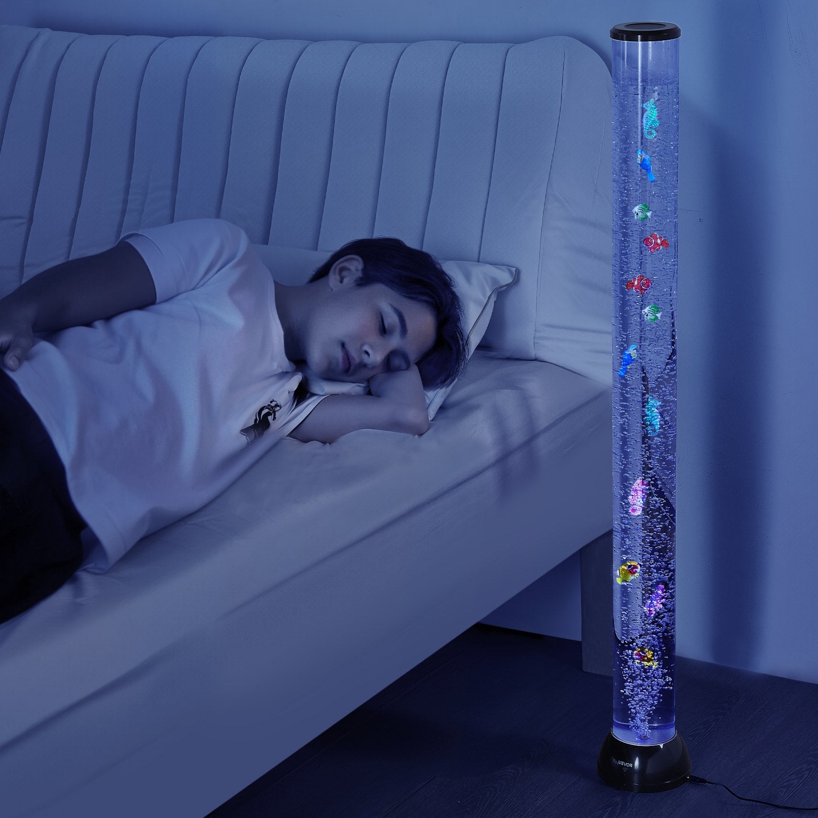 Bubble Tube Lamp 16 Color 1.2 m Sensory Aquarium Lamp for Relief Calming V952-LDSQPDLS48YCRIJF7001V9