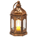 12 Pcs Decorative Candle Lantern, LED Electric Flameless Candle, Plastic LED Holder with Glass, Wall Hanging V952-LEDCDGTS6INCDMEMF001V9