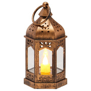 12 Pcs Decorative Candle Lantern, LED Electric Flameless Candle, Plastic LED Holder with Glass, Wall Hanging V952-LEDCDGTS6INCDMEMF001V9