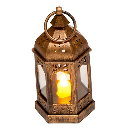 12 Pcs Decorative Candle Lantern, LED Electric Flameless Candle, Plastic LED Holder with Glass, Wall Hanging V952-LEDCDGTS6INCDMEMF001V9