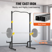 Squat Stand Power Rack Adjustable Heavy Duty Barbell Weight Stand Home Gym V952-LGSDJ454582YNFT54V0