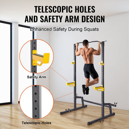 Squat Stand Power Rack Adjustable Heavy Duty Barbell Weight Stand Home Gym V952-LGSDJ454582YNFT54V0