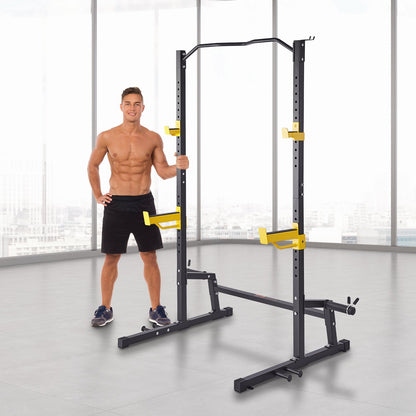 Squat Stand Power Rack Adjustable Heavy Duty Barbell Weight Stand Home Gym V952-LGSDJ454582YNFT54V0