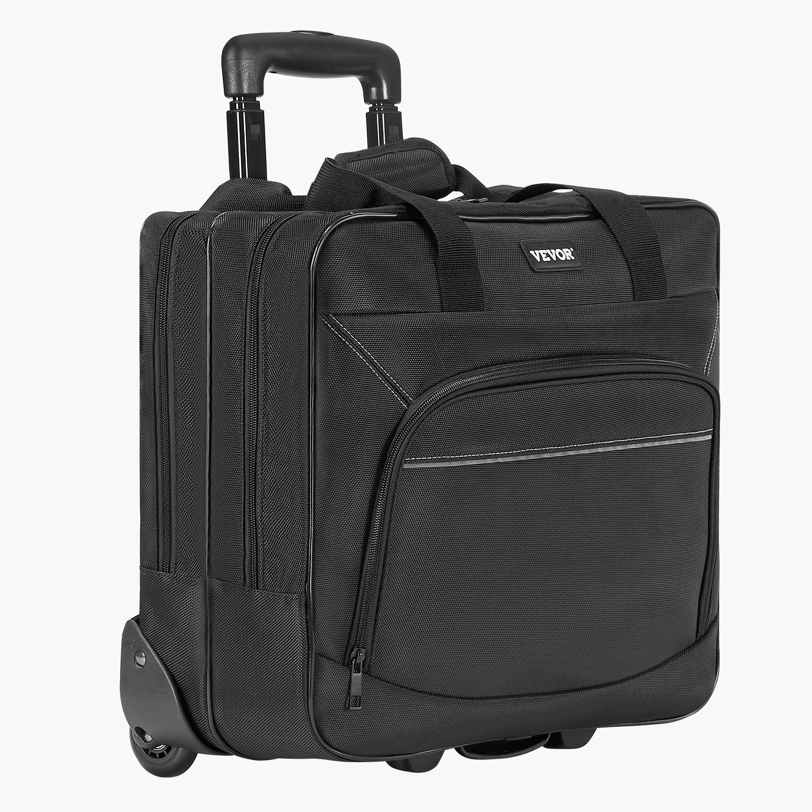 Rolling Laptop Bag 39.62 cm Wheeled Computer Bag for Women & Men Black V952-LGSTDNB156INBPC3WV0