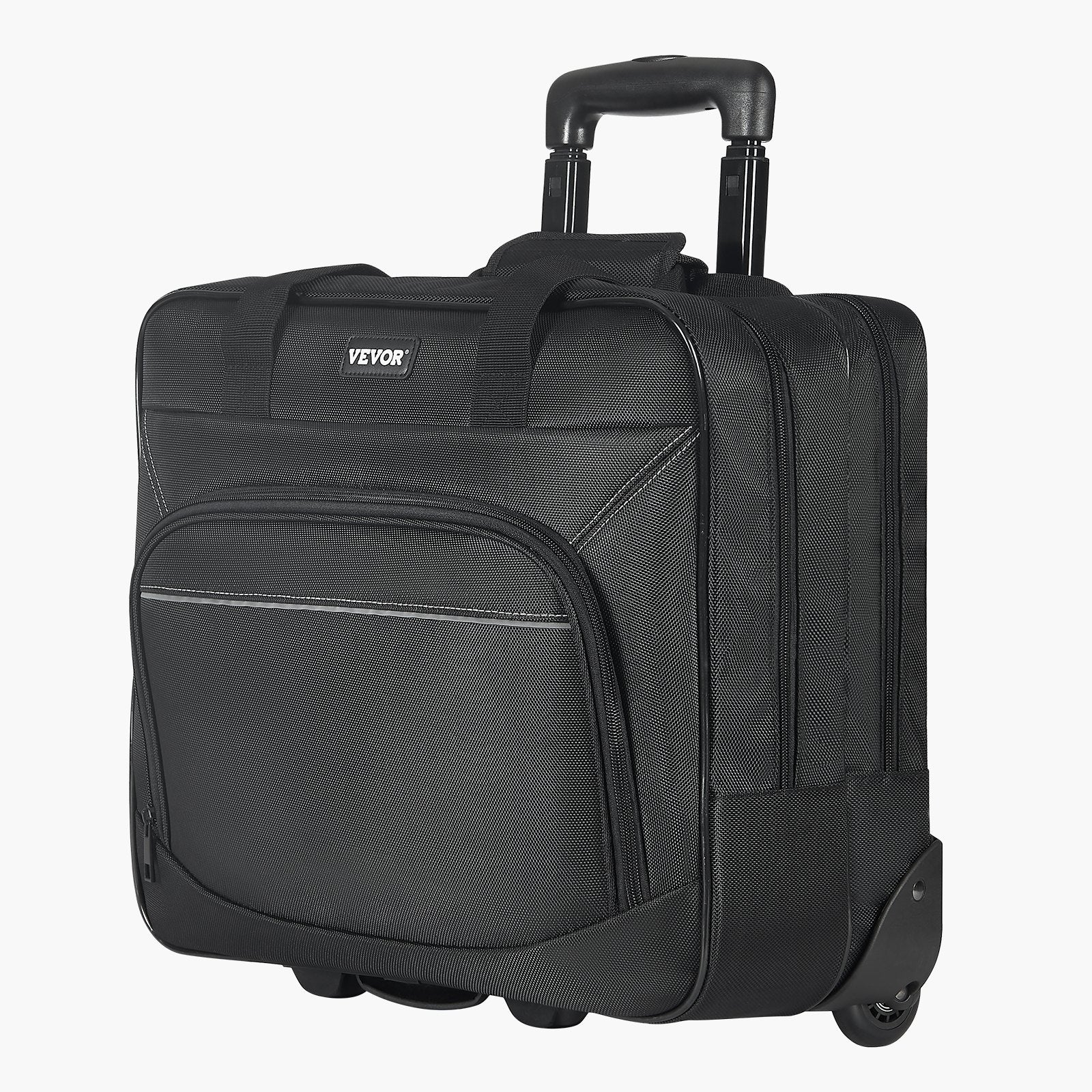 Rolling Laptop Bag 39.62 cm Wheeled Computer Bag for Women & Men Black V952-LGSTDNB156INBPC3WV0