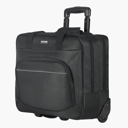 Rolling Laptop Bag 39.62 cm Wheeled Computer Bag for Women & Men Black V952-LGSTDNB156INBPC3WV0