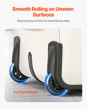 Rolling Laptop Bag, Fits Up to 15.6 Inch Laptop, Wheeled Briefcase, Roller Computer Tote Bag with 2 Fixed V952-LGSTDNB156INC0DM0V0