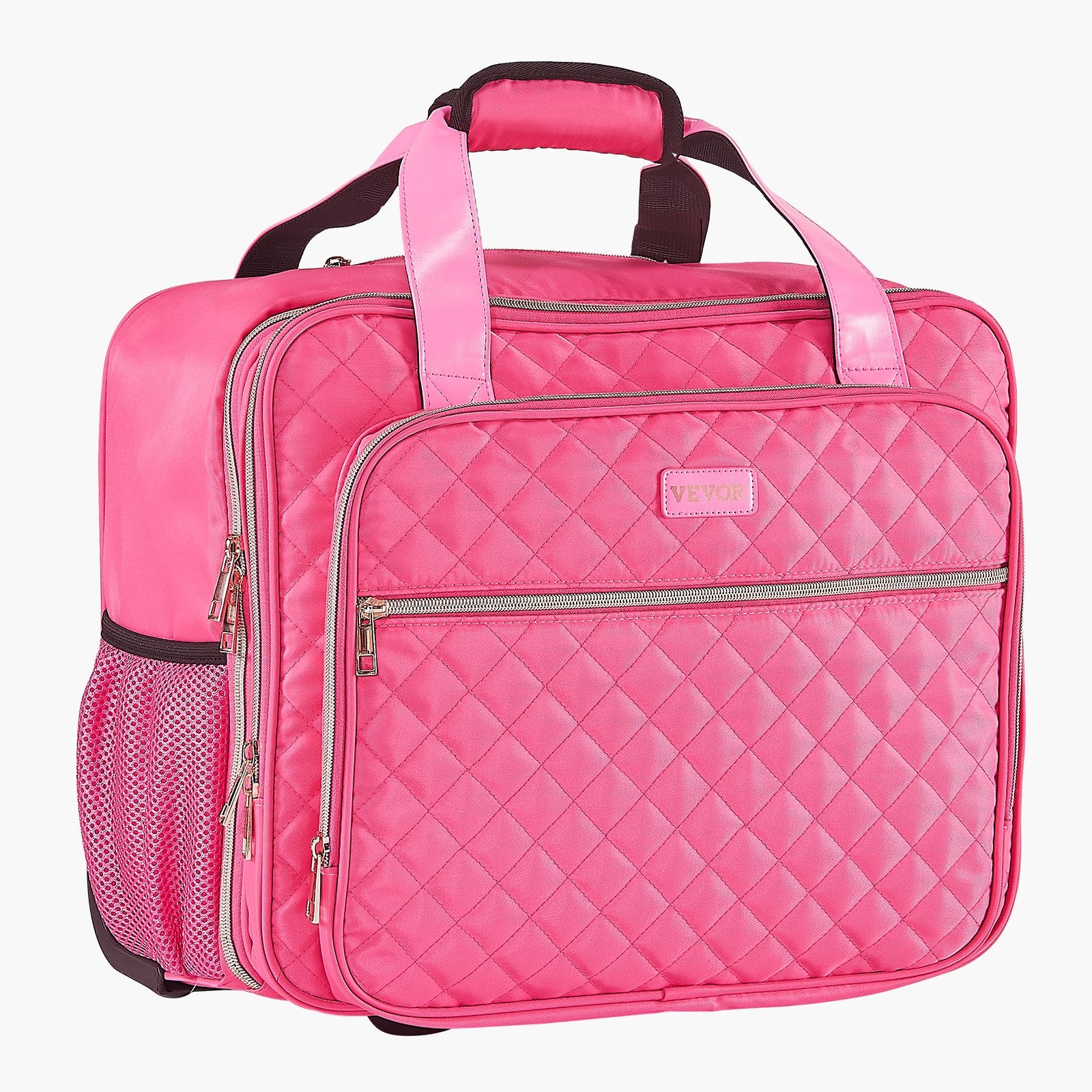 Rolling Laptop Bag, Fits Up to 17.3 Inch Laptop, Wheeled Briefcase, Roller Computer Tote Bag with 2 Fixed V952-LGSTDNB173INCR54MV0