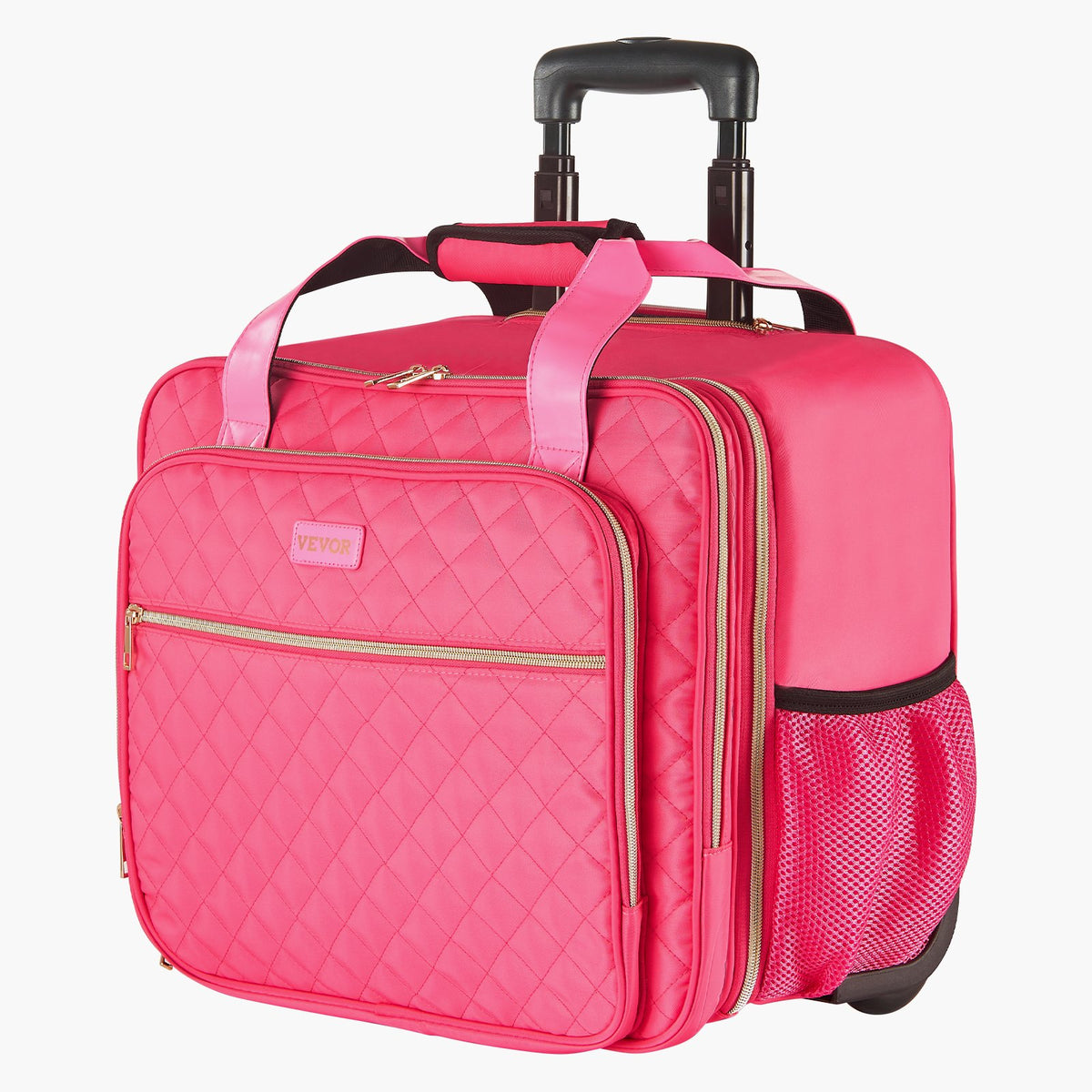 Rolling Laptop Bag, Fits Up to 17.3 Inch Laptop, Wheeled Briefcase, Roller Computer Tote Bag with 2 Fixed V952-LGSTDNB173INCR54MV0