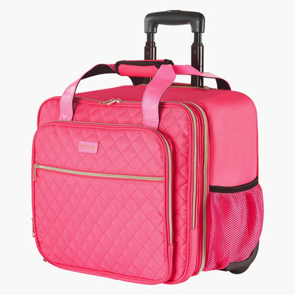 Rolling Laptop Bag, Fits Up to 17.3 Inch Laptop, Wheeled Briefcase, Roller Computer Tote Bag with 2 Fixed V952-LGSTDNB173INCR54MV0