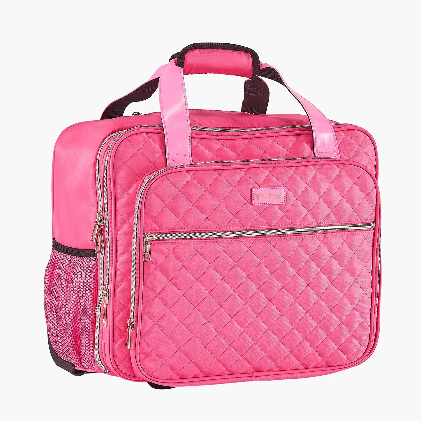 Rolling Laptop Bag, Fits Up to 17.3 Inch Laptop, Wheeled Briefcase, Roller Computer Tote Bag with 2 Fixed V952-LGSTDNB173INCR54MV0