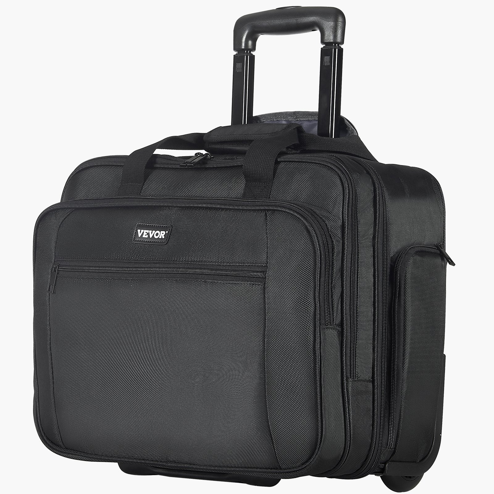 Rolling Laptop Bag 43.94 cm Wheeled Computer Bag for Women & Men Black V952-LGSTDNB173INKNMLTV0
