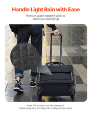 Rolling Laptop Bag, Fits Up to 17.3 Inch Laptop, Wheeled Briefcase, Roller Computer Tote Bag with 4 Spinner V952-LGSTDNB173INYPT18V0