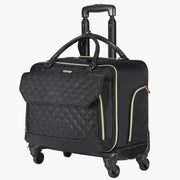 Rolling Laptop Bag, Fits Up to 17.3 Inch Laptop, Wheeled Briefcase, Roller Computer Tote Bag with 4 Spinner V952-LGSTDNB173INYPT18V0