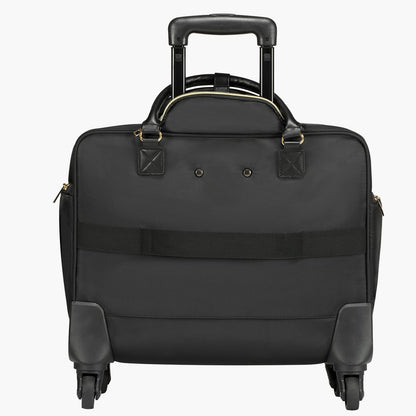 Rolling Laptop Bag, Fits Up to 17.3 Inch Laptop, Wheeled Briefcase, Roller Computer Tote Bag with 4 Spinner V952-LGSTDNB173INYPT18V0