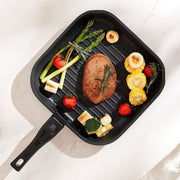 17 Piece Pots and Pans Set, Granite Nonstick Detachable Handle Cookware, Space Saving Induction Cookwares, V952-LGTZLGKCSB6GQBCKJV0