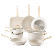 19 Piece Pots and Pans Set Nonstick, Granite Cookware Set, Induction Cookwares, Kitchen RV Cooking Sets with V952-LGTZLGTFLTCYHI1RRV0