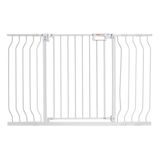Baby Gate, 749-1346 mm Extra Wide, 762 mm High, Dog Gate for Stairs Doorways and House, Easy Step Walk Thru V952-LGXCWZLBS3052H2HGV0