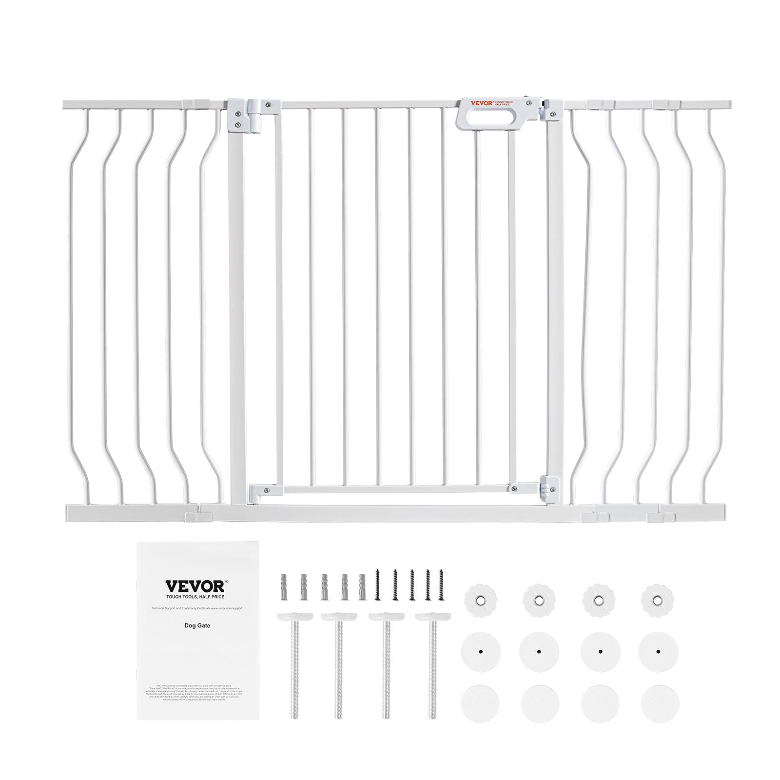 Baby Gate, 749-1346 mm Extra Wide, 762 mm High, Dog Gate for Stairs Doorways and House, Easy Step Walk Thru V952-LGXCWZLBS3052H2HGV0