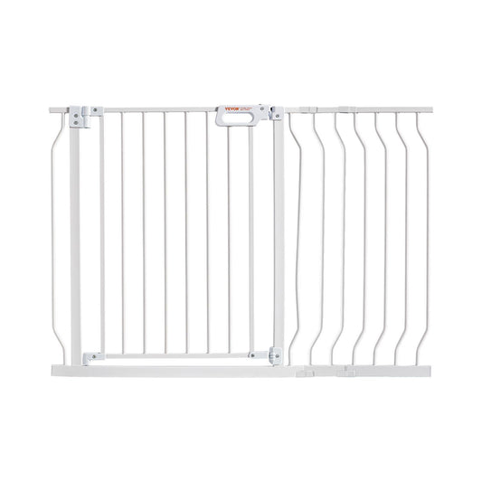 Baby Gate, 749-1229 mm Extra Wide, 762 mm High, Dog Gate for Stairs Doorways and House, Easy Step Walk Thru V952-LGXCWZLBS3059RN9WV0