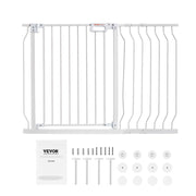 Baby Gate, 749-1229 mm Extra Wide, 762 mm High, Dog Gate for Stairs Doorways and House, Easy Step Walk Thru V952-LGXCWZLBS3059RN9WV0