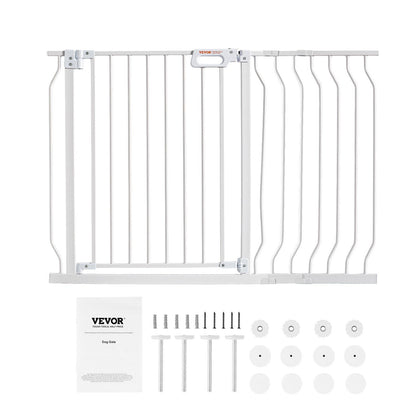 Baby Gate, 749-1229 mm Extra Wide, 762 mm High, Dog Gate for Stairs Doorways and House, Easy Step Walk Thru V952-LGXCWZLBS3059RN9WV0