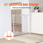 Baby Gate, 749-990 mm Extra Wide, 762 mm High, Dog Gate for Stairs Doorways and House, Easy Step Walk Thru V952-LGXCWZLBS305UJDRFV0
