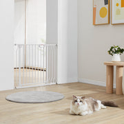 Baby Gate, 749-990 mm Extra Wide, 762 mm High, Dog Gate for Stairs Doorways and House, Easy Step Walk Thru V952-LGXCWZLBS305UJDRFV0