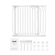 Baby Gate, 749-990 mm Extra Wide, 762 mm High, Dog Gate for Stairs Doorways and House, Easy Step Walk Thru V952-LGXCWZLBS305UJDRFV0