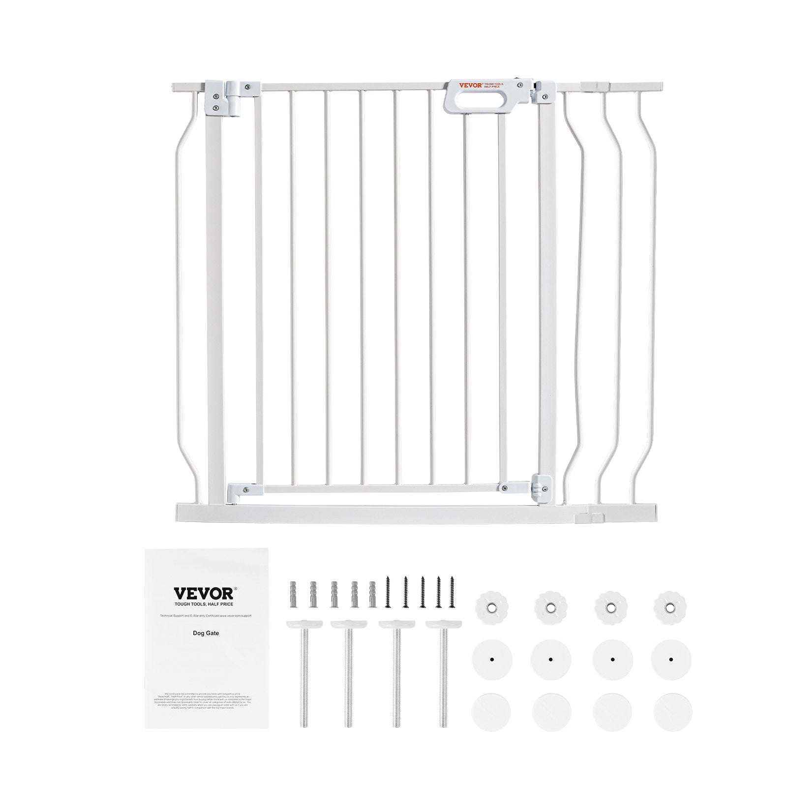 Baby Gate, 749-990 mm Extra Wide, 762 mm High, Dog Gate for Stairs Doorways and House, Easy Step Walk Thru V952-LGXCWZLBS305UJDRFV0