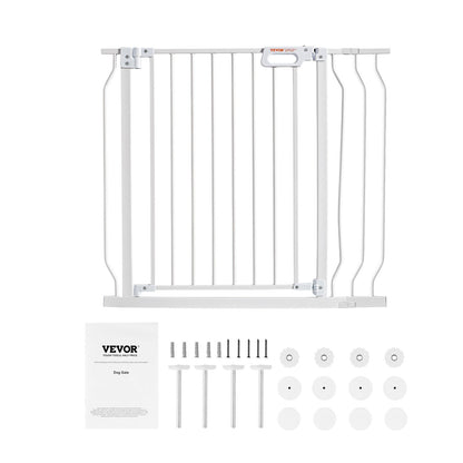 Baby Gate, 749-990 mm Extra Wide, 762 mm High, Dog Gate for Stairs Doorways and House, Easy Step Walk Thru V952-LGXCWZLBS305UJDRFV0