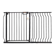 Baby Gate, 749-1229 mm Extra Wide, 762 mm High, Dog Gate for Stairs Doorways and House, Easy Step Walk Thru V952-LGXCWZLHS305B4PGBV0