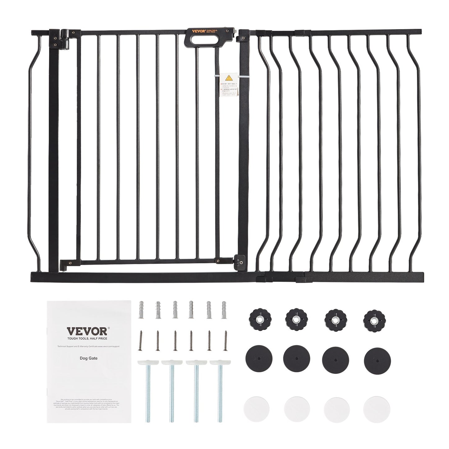 Baby Gate, 749-1229 mm Extra Wide, 762 mm High, Dog Gate for Stairs Doorways and House, Easy Step Walk Thru V952-LGXCWZLHS305B4PGBV0