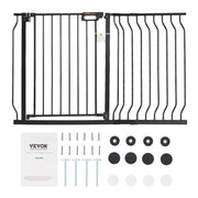 Baby Gate, 749-1229 mm Extra Wide, 762 mm High, Dog Gate for Stairs Doorways and House, Easy Step Walk Thru V952-LGXCWZLHS305B4PGBV0
